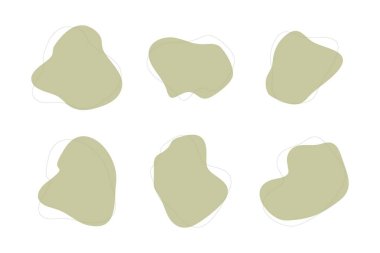 Damlacıklar Sıvı Şekiller Sembolik Görsel Çizim Ayarları