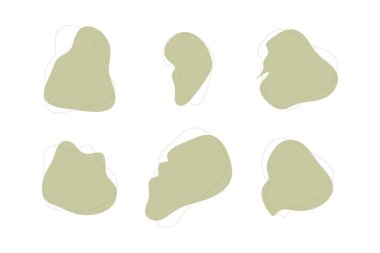 Damlacıklar Sıvı Şekiller Sembolik Görsel Çizim Ayarları