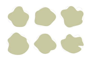 Damlacıklar Sıvı Şekiller Sembolik Görsel Çizim Ayarları