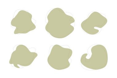 Damlacıklar Sıvı Şekiller Sembolik Görsel Çizim Ayarları