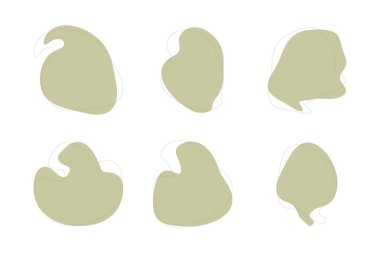 Damlacıklar Sıvı Şekiller Sembolik Görsel Çizim Ayarları