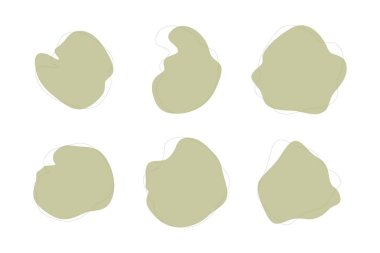 Damlacıklar Sıvı Şekiller Sembolik Görsel Çizim Ayarları