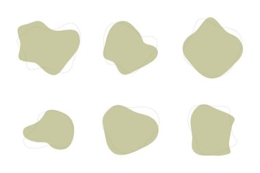 Damlacıklar Sıvı Şekiller Sembolik Görsel Çizim Ayarları