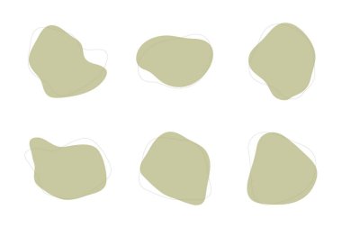 Damlacıklar Sıvı Şekiller Sembolik Görsel Çizim Ayarları