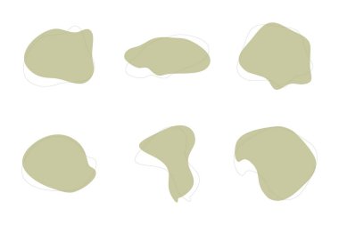 Damlacıklar Sıvı Şekiller Sembolik Görsel Çizim Ayarları