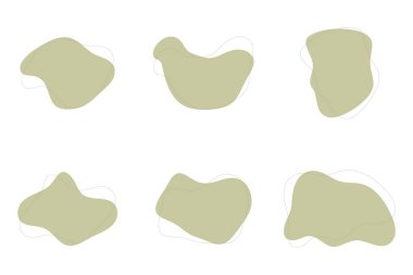 Damlacıklar Sıvı Şekiller Sembolik Görsel Çizim Ayarları