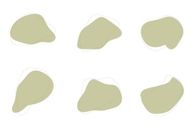 Damlacıklar Sıvı Şekiller Sembolik Görsel Çizim Ayarları