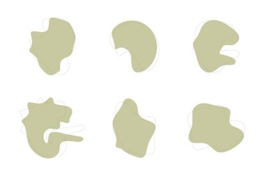 Damlacıklar Sıvı Şekiller Sembolik Görsel Çizim Ayarları