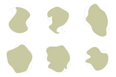 Damlacıklar Sıvı Şekiller Sembolik Görsel Çizim Ayarları