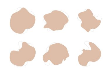 Damlacıklar Sıvı Şekiller Sembolik Görsel Çizim Ayarları