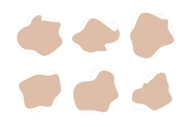 Damlacıklar Sıvı Şekiller Sembolik Görsel Çizim Ayarları