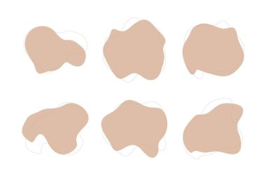 Damlacıklar Sıvı Şekiller Sembolik Görsel Çizim Ayarları