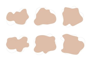 Damlacıklar Sıvı Şekiller Sembolik Görsel Çizim Ayarları