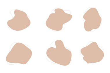 Damlacıklar Sıvı Şekiller Sembolik Görsel Çizim Ayarları