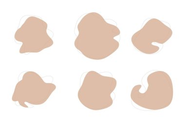 Damlacıklar Sıvı Şekiller Sembolik Görsel Çizim Ayarları