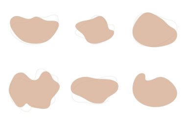 Damlacıklar Sıvı Şekiller Sembolik Görsel Çizim Ayarları