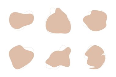 Damlacıklar Sıvı Şekiller Sembolik Görsel Çizim Ayarları