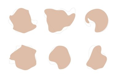 Damlacıklar Sıvı Şekiller Sembolik Görsel Çizim Ayarları