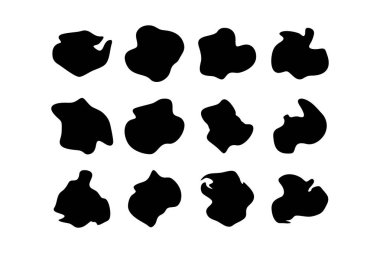 Damlacıklar Sıvı Şekiller Sembolik Görsel Çizim Ayarları