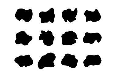 Damlacıklar Sıvı Şekiller Sembolik Görsel Çizim Ayarları