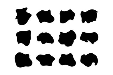 Damlacıklar Sıvı Şekiller Sembolik Görsel Çizim Ayarları