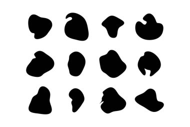 Damlacıklar Sıvı Şekiller Sembolik Görsel Çizim Ayarları