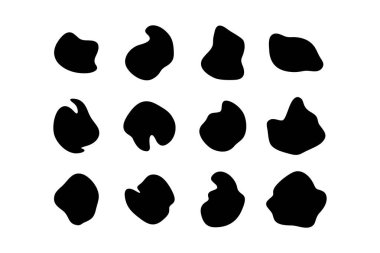 Damlacıklar Sıvı Şekiller Sembolik Görsel Çizim Ayarları