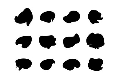 Damlacıklar Sıvı Şekiller Sembolik Görsel Çizim Ayarları