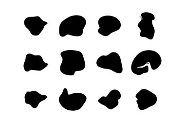 Damlacıklar Sıvı Şekiller Sembolik Görsel Çizim Ayarları