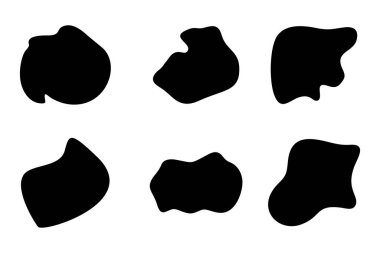 Damlacıklar Sıvı Şekiller Sembolik Görsel Çizim Ayarları