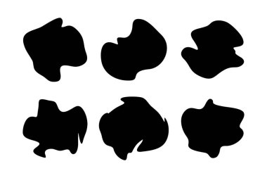 Damlacıklar Sıvı Şekiller Sembolik Görsel Çizim Ayarları