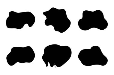 Damlacıklar Sıvı Şekiller Sembolik Görsel Çizim Ayarları