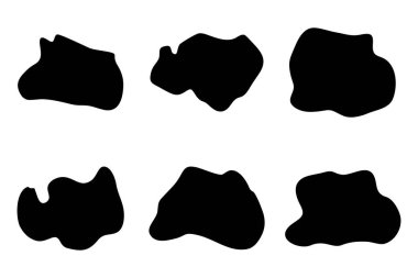 Damlacıklar Sıvı Şekiller Sembolik Görsel Çizim Ayarları