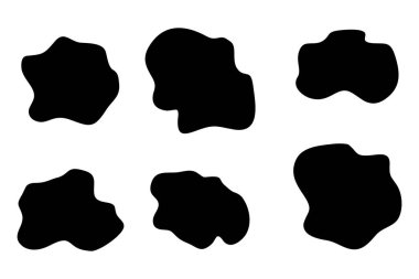 Damlacıklar Sıvı Şekiller Sembolik Görsel Çizim Ayarları