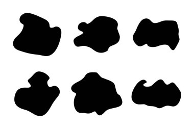 Damlacıklar Sıvı Şekiller Sembolik Görsel Çizim Ayarları