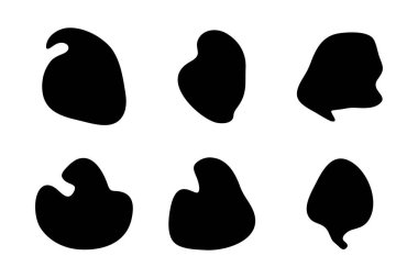 Damlacıklar Sıvı Şekiller Sembolik Görsel Çizim Ayarları