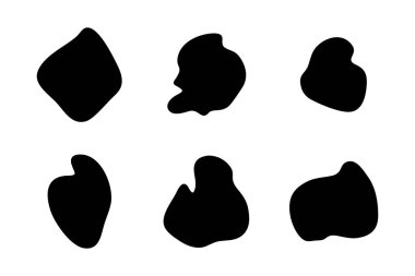 Damlacıklar Sıvı Şekiller Sembolik Görsel Çizim Ayarları