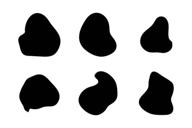 Damlacıklar Sıvı Şekiller Sembolik Görsel Çizim Ayarları