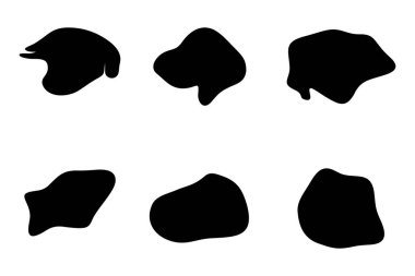 Damlacıklar Sıvı Şekiller Sembolik Görsel Çizim Ayarları