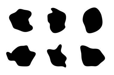 Damlacıklar Sıvı Şekiller Sembolik Görsel Çizim Ayarları