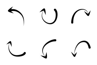 Ok Yön işareti pictogram sembolü görsel illüstrasyon Ayarla