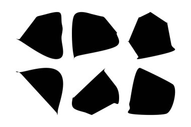 Soyut Blobs Akışkan Sıvı Şekiller Sembol Görsel Çizim Ayarları