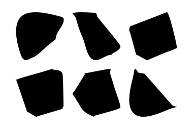 Soyut Blobs Akışkan Sıvı Şekiller Sembol Görsel Çizim Ayarları