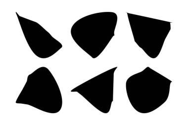 Soyut Blobs Akışkan Sıvı Şekiller Sembol Görsel Çizim Ayarları