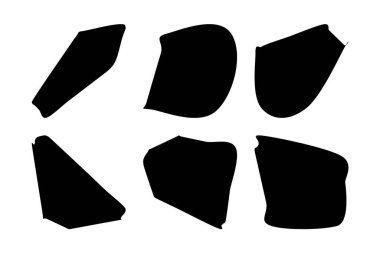 Soyut Blobs Akışkan Sıvı Şekiller Sembol Görsel Çizim Ayarları