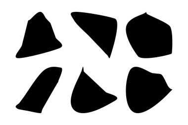 Soyut Blobs Akışkan Sıvı Şekiller Sembol Görsel Çizim Ayarları