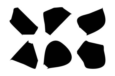 Soyut Blobs Akışkan Sıvı Şekiller Sembol Görsel Çizim Ayarları