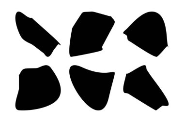 Soyut Blobs Akışkan Sıvı Şekiller Sembol Görsel Çizim Ayarları