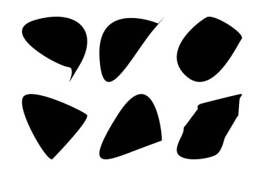 Soyut Blobs Akışkan Sıvı Şekiller Sembol Görsel Çizim Ayarları