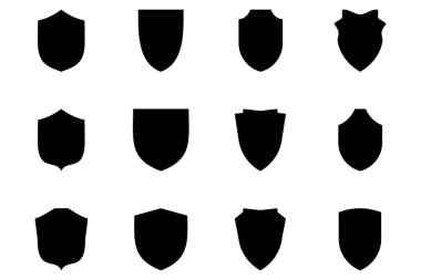 Kalkan Amblemi ve Rozet Logoları resim sembolü görsel illüstrasyon Ayarları